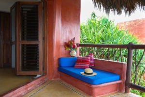 balcony couch Eco-Friendly Beachfront Property Honors Local Mexican Setting
