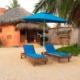 Beachfront Casita lounge chairs Playa La Saladita Mexico